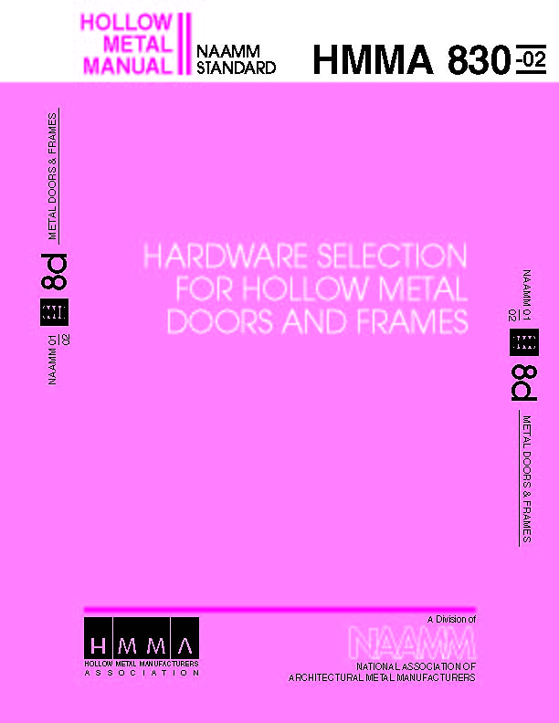 Hardware Selection for Hollow Metal Doors and Frames