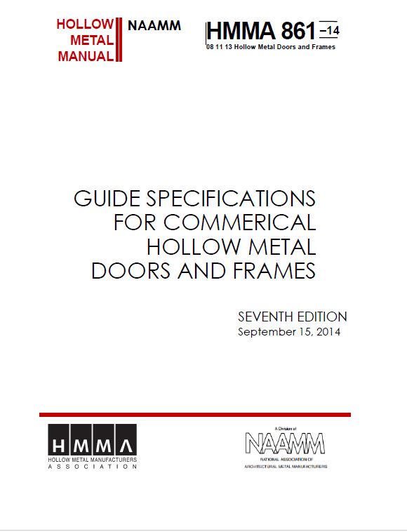 Guide Specifications For Commercial Hollow Metal Doors & Frames