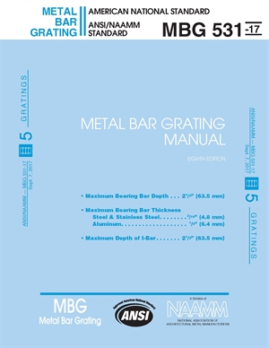 Metal Bar Grating Manual 531 17 National Association Of Architectural Metal Manufacturers